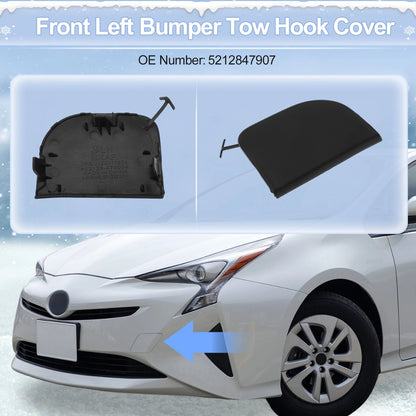 Left Front Tow Hook Cover Cap for Toyota Prius (2012–2015)