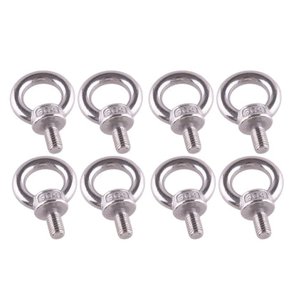 8x M8 Stainless Steel Eye Bolts for Rhino Thule Yakima Pro Rola Roof Rack