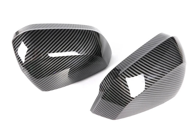 Carbon Style Side Wing Mirror Caps Covers for Audi Q2 GA and Q3 F3 (2016-2025)