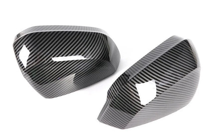 Carbon Style Side Wing Mirror Caps Covers for Audi Q2 GA and Q3 F3 (2016-2025)