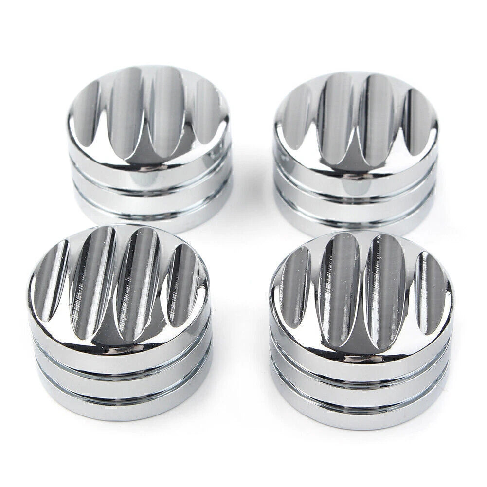 4X Head Bolt Covers for Harley Sportster XL883/1200 & Twin Cam Big Twin (1986-2023)