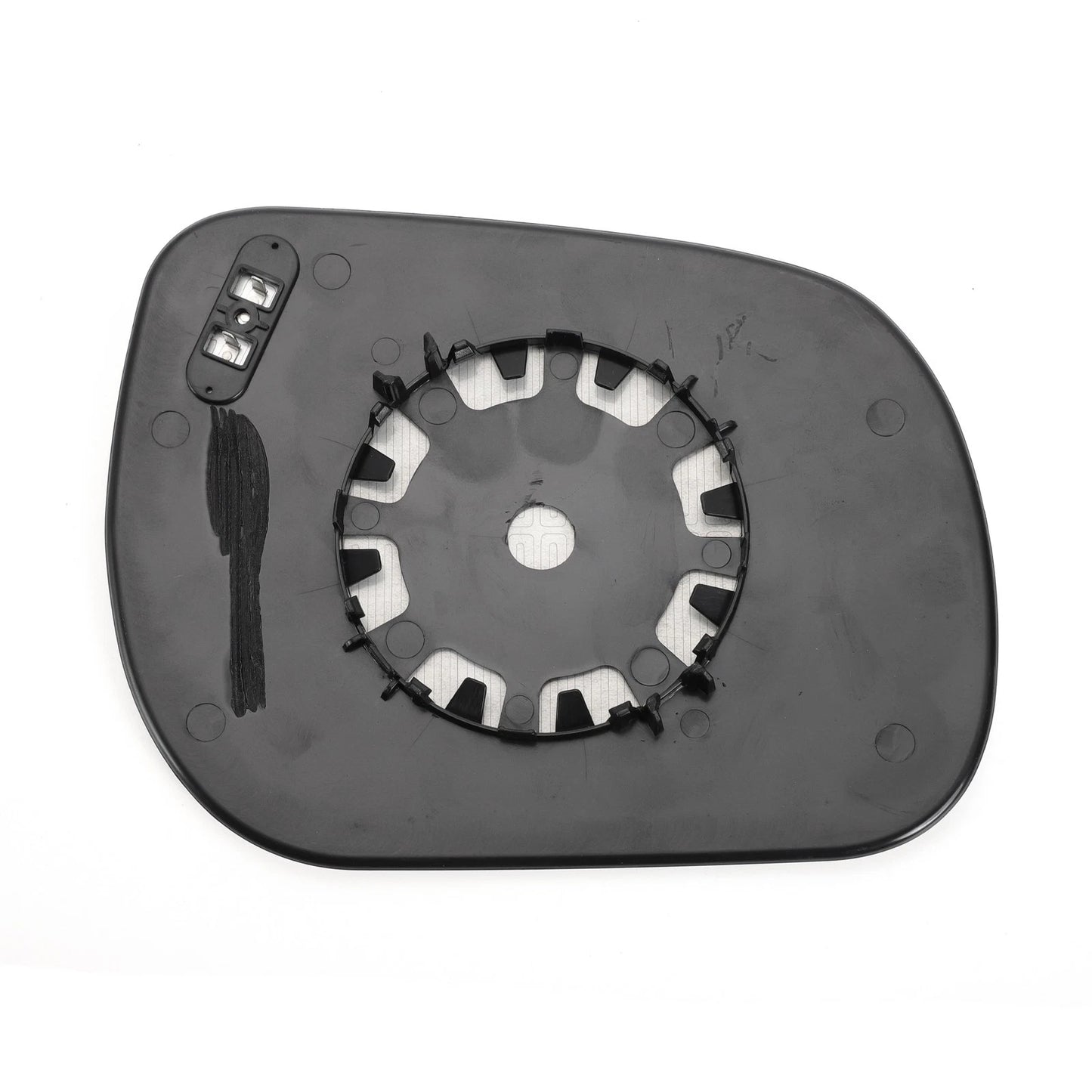 Left Side Heated White Mirror Glass for Toyota Verso (2009-2012)