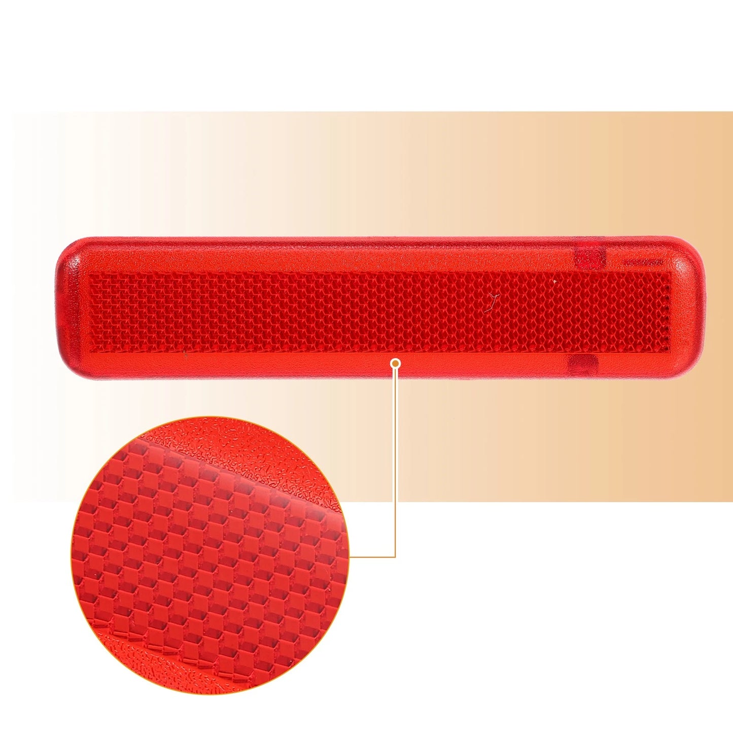 Door Panel Reflector Light Cover for Chevrolet Avalanche Red