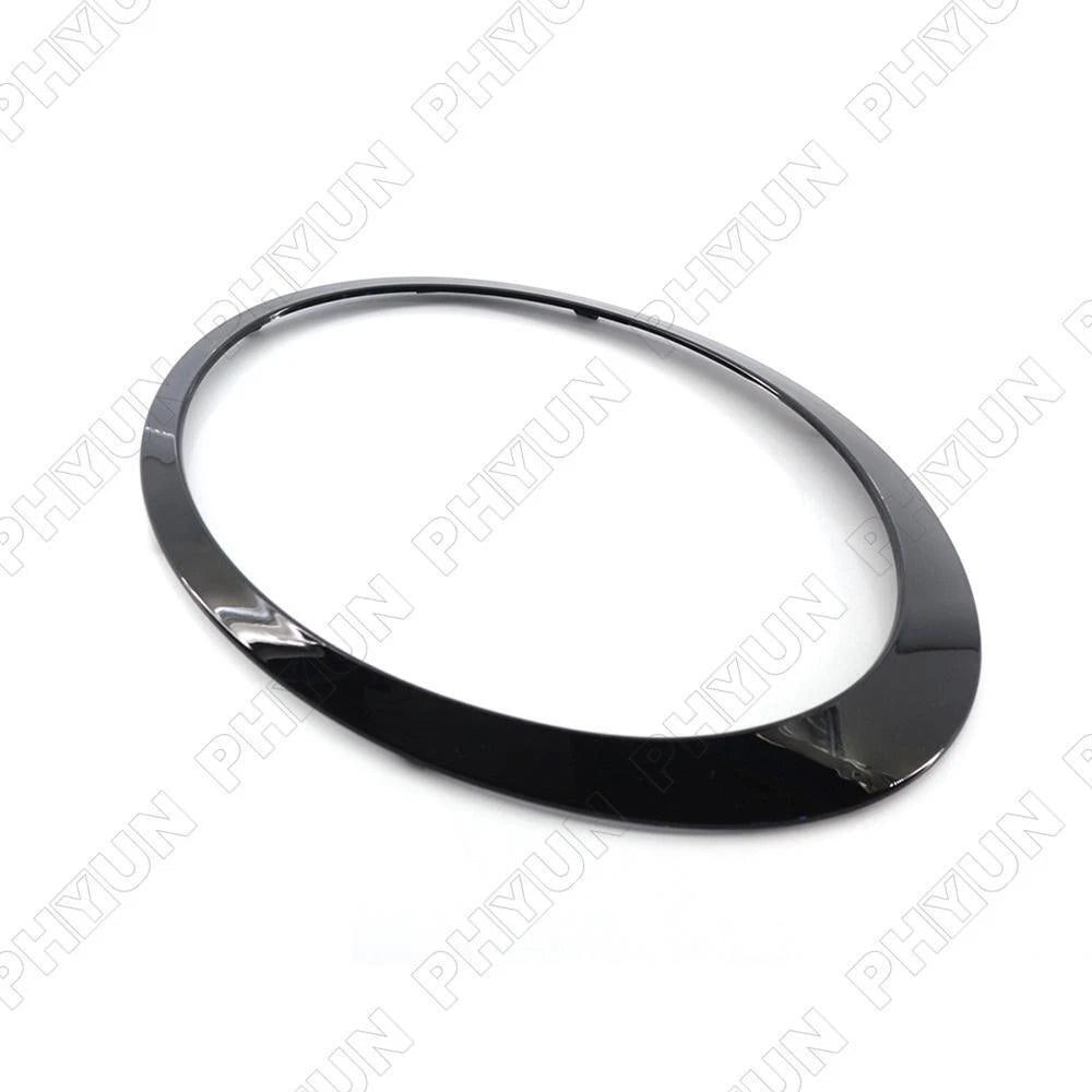 Gloss Black Headlamp Trim Rings for Mini Cooper R55 R56 (2007-2015)