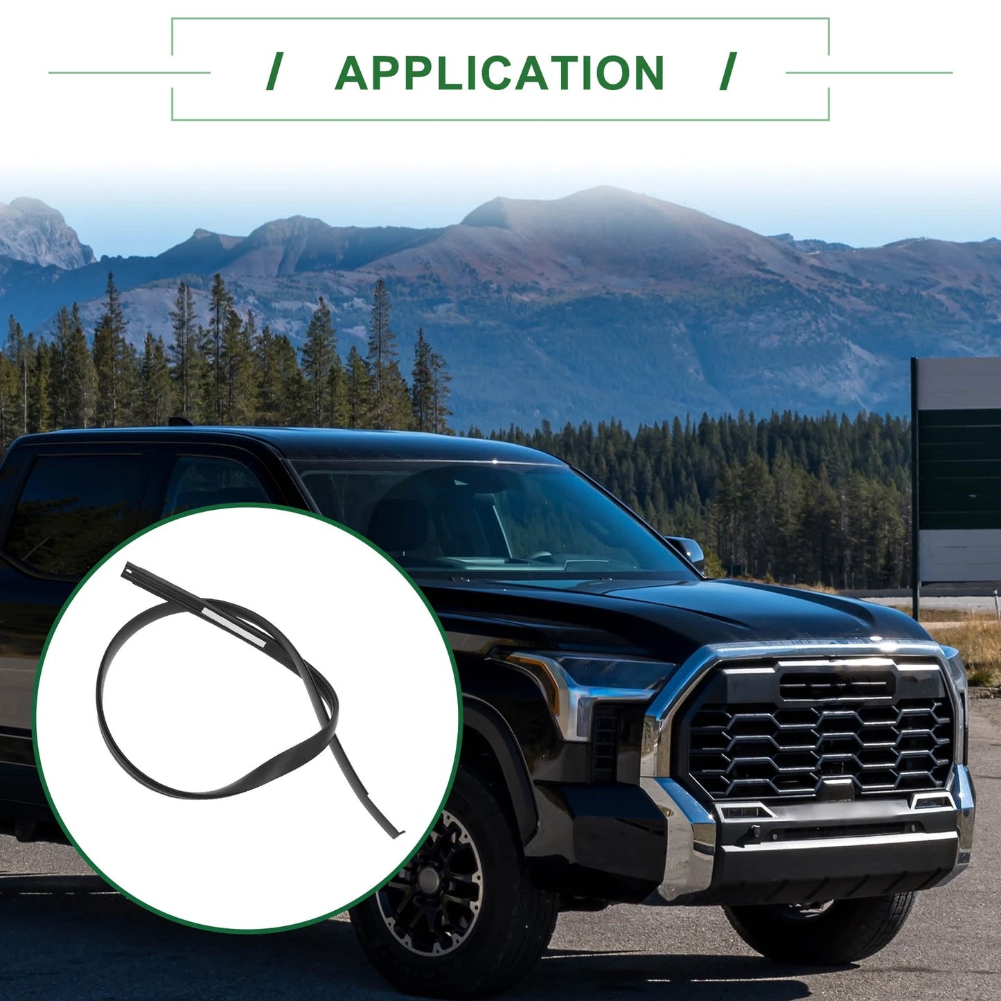 Roof Sealing Strip Sunroof Trim for Toyota Tundra Crewmax (2007-2021)