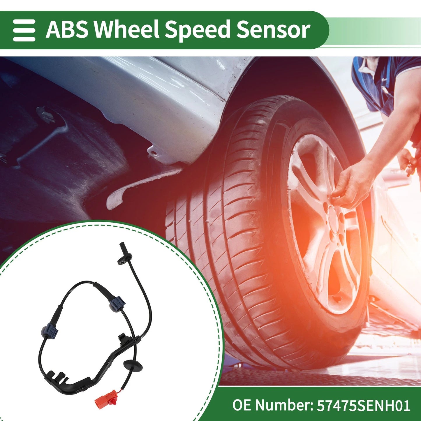 ABS Wheel Speed Sensor for Honda Fit Saloon GD6 (2003-2006)