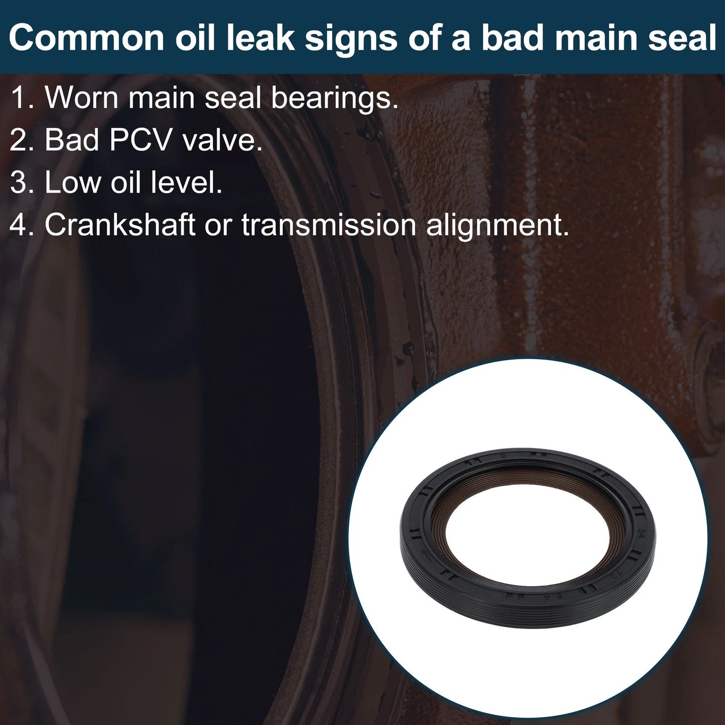 Front Crankshaft Oil Seal for Chevrolet Silverado