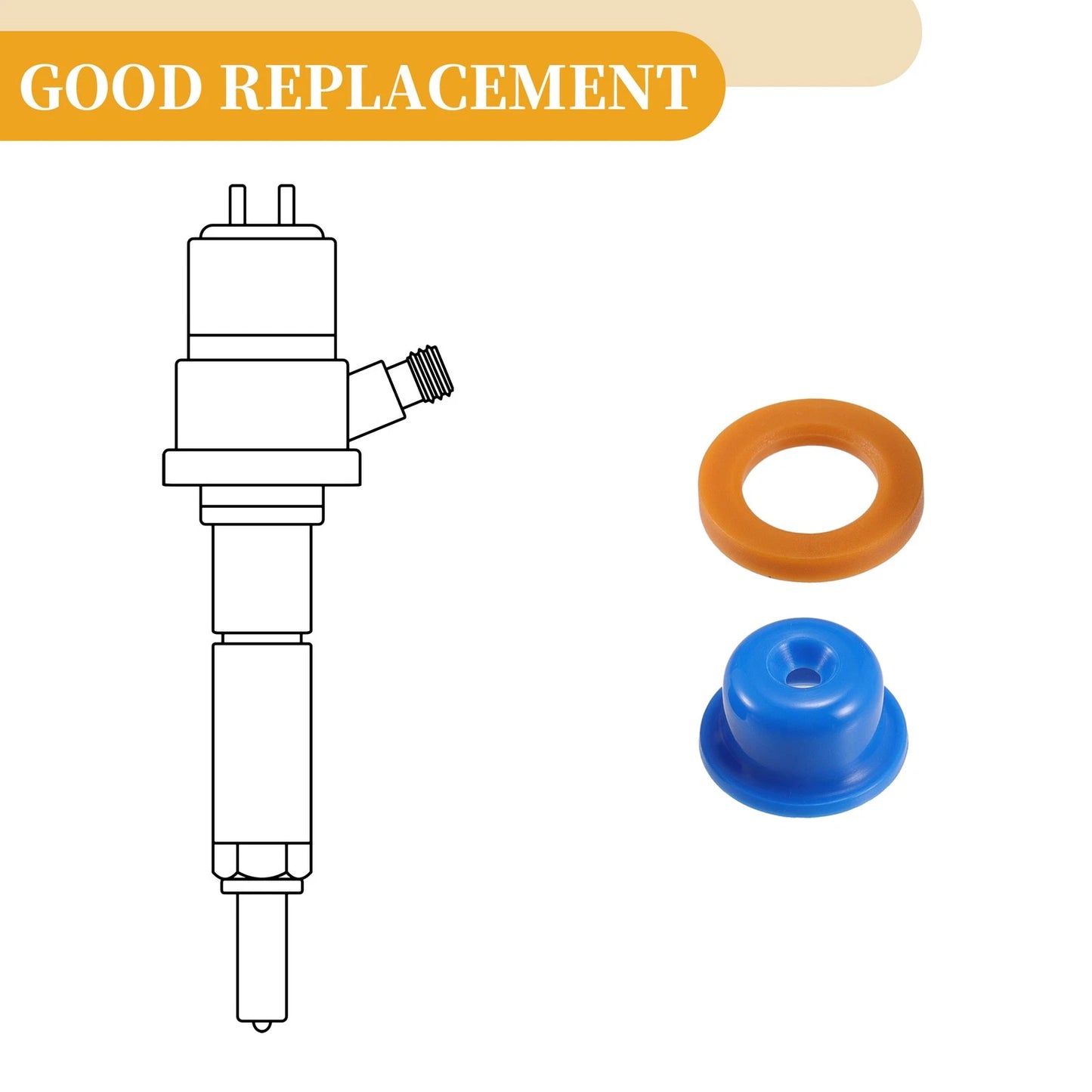 8 x Fuel Injector Seal O Rings for Ford F-Series