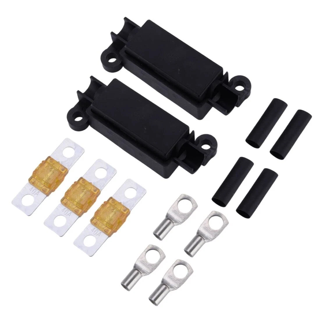 40A Fuse Kit with Holder & Fuses for Battery Charger Terminal Tube