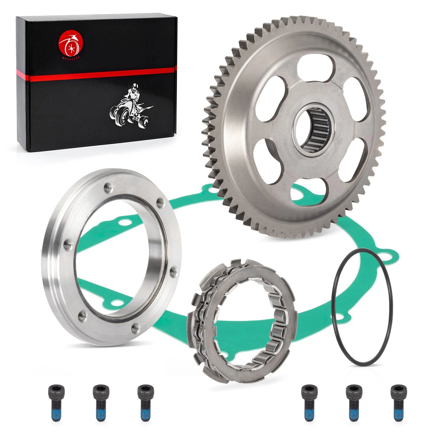 Starter Clutch Gear & Gasket Kit for Suzuki Quadsport Z400/LTZ400 (2003-2014)
