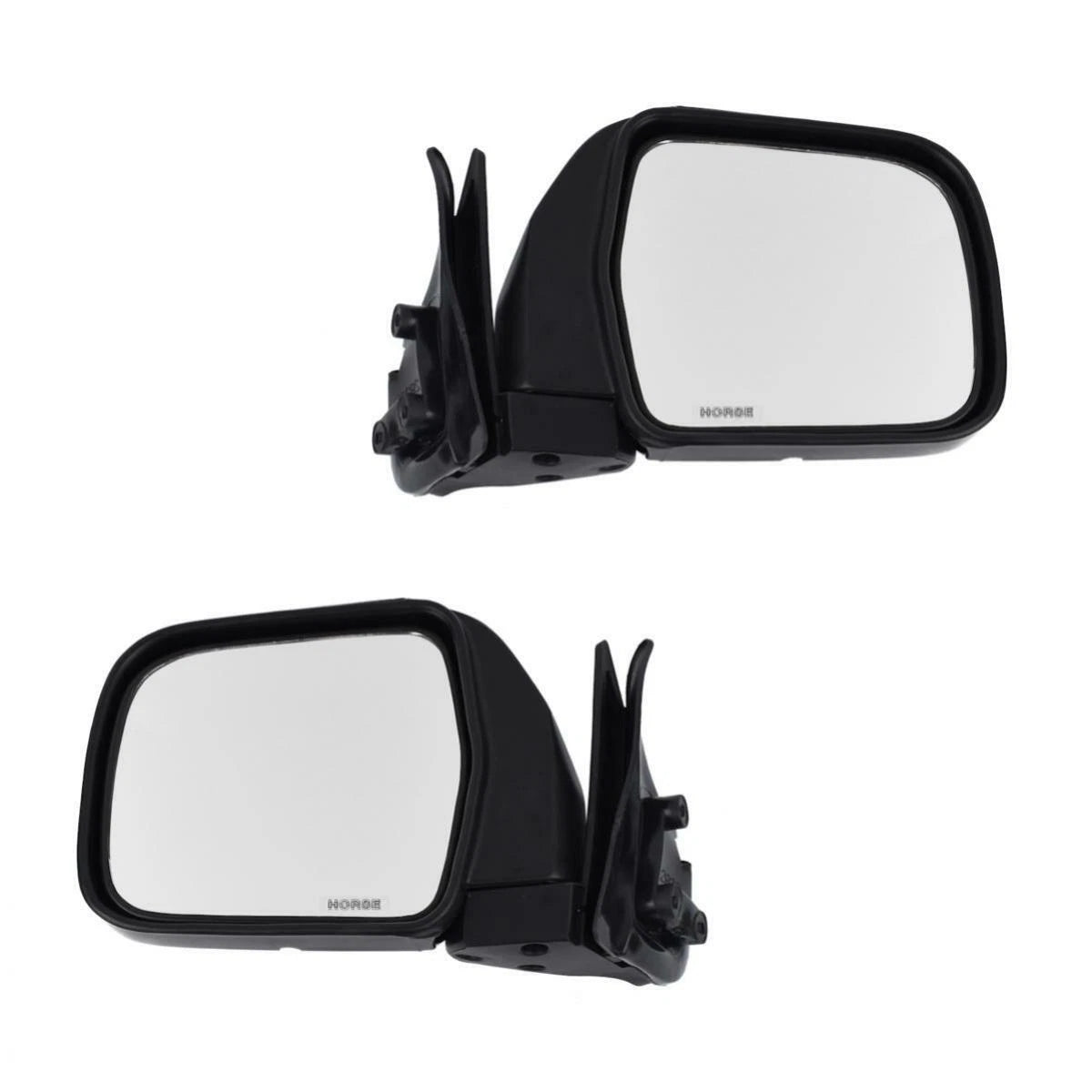 Side Door Mirror Rear View Pair Chrome Fits Toyota Hilux SR LN85 LN106 1989-97