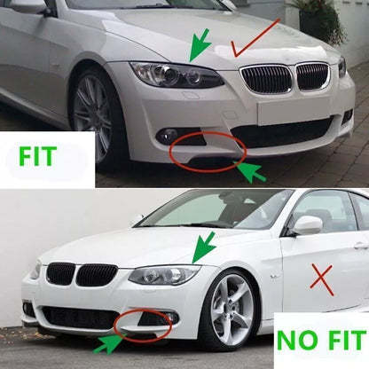 Gloss Black Front Bumper Side Splitter for BMW 3 Series E92 E93 (2006-2009)
