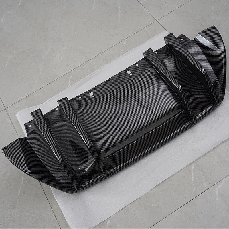 Carbon Fiber Rear Bumper Diffuser Spoiler for Ford Mustang GT S650 (2024+)