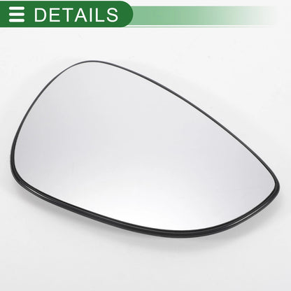 Right Side White Convex Mirror Glass for Ford B Max (2012-2018)