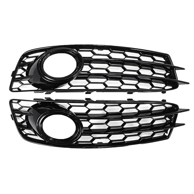 Front Fog Light Grille Cover for Audi A3 8P S Line (2009-2012) Black