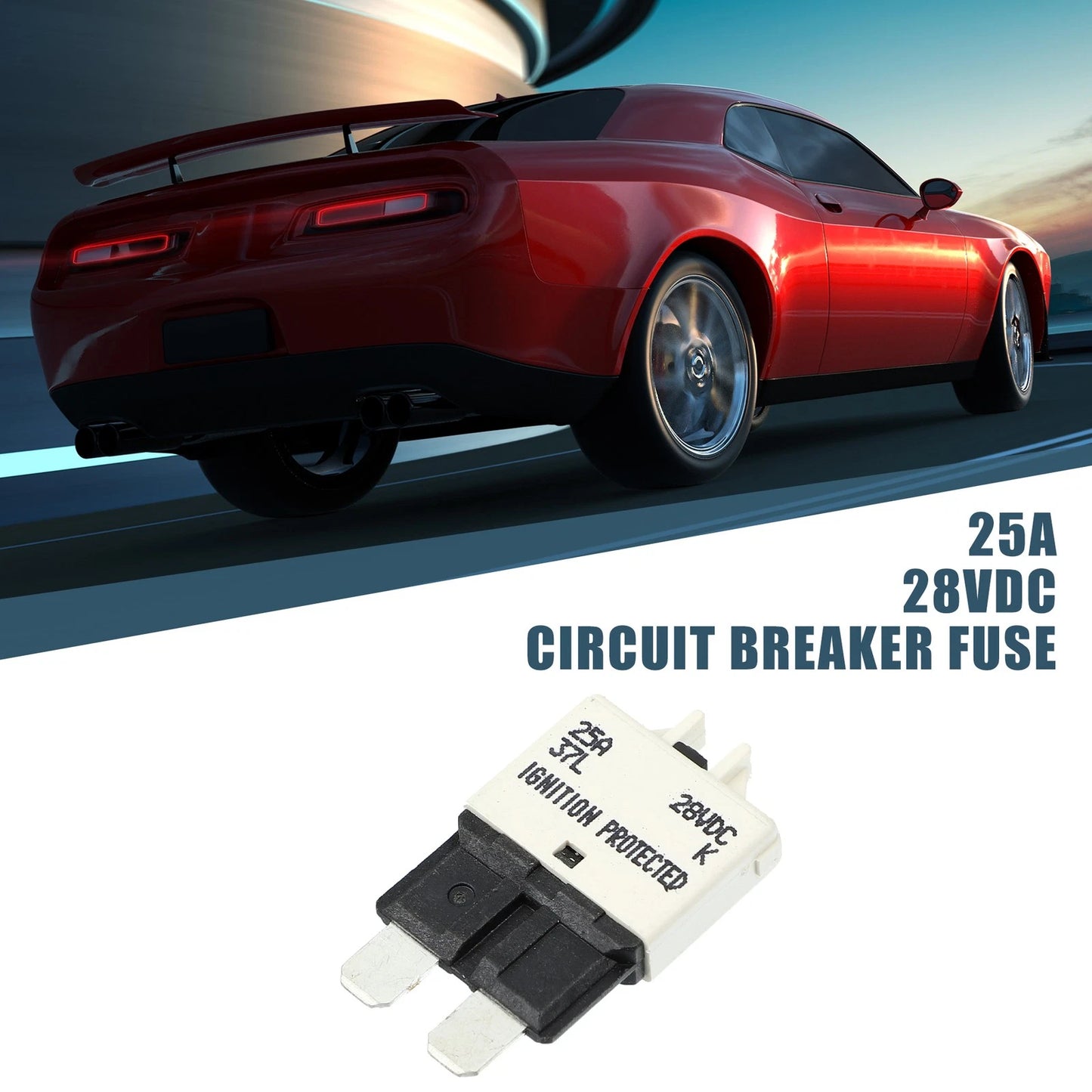 1Pcs / 25A / Circuit Breaker Blade Style Fuse for Car Marine