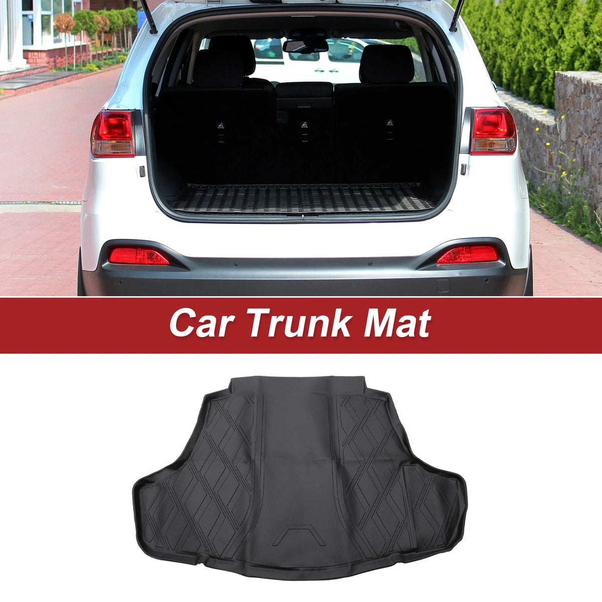 Cargo Liner Rear Trunk Mat for Toyota Camry (2018-2023) Diamond TPE