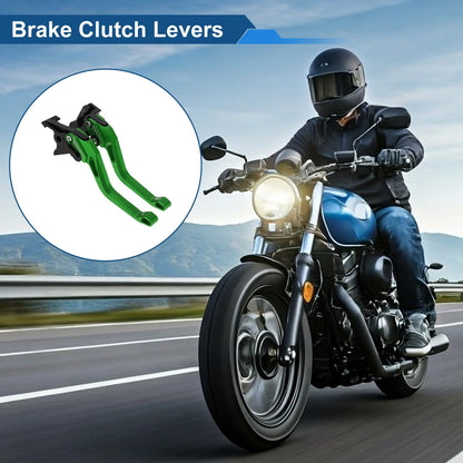 1 Pair Adjustable Short Brake Clutch Lever for Kawasaki Z900 (2025–2025)