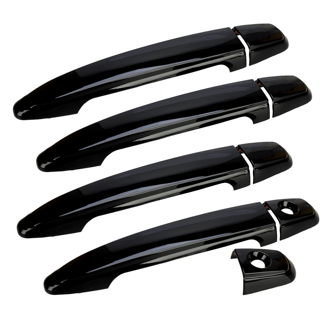 Black Outside Door Handle Cover Trim for Toyota 4Runner (2003-2009)