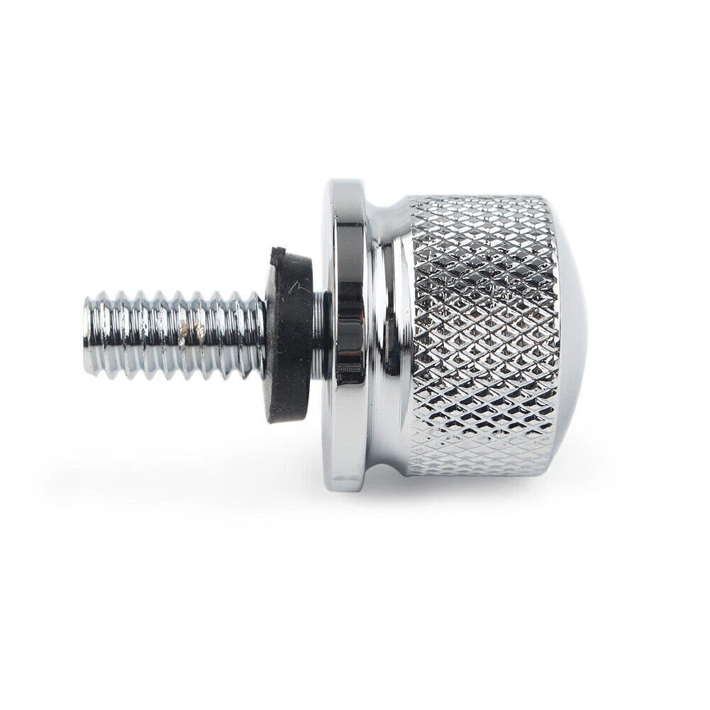 Rear Seat Bolt Screw 6mm Aluminum Chrome for Harley Touring Street Glide (1996-2015)