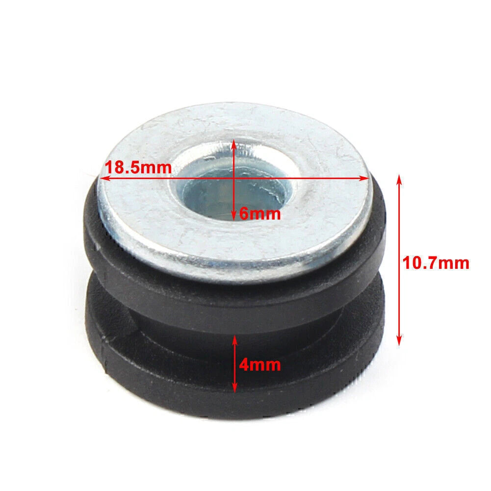 10Pcs Motorcycle Rubber Fairing Grommet Bolts