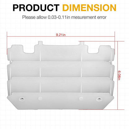 Radiator Louvers Guards for Kawasaki KX125/KX250 1997-2004 White