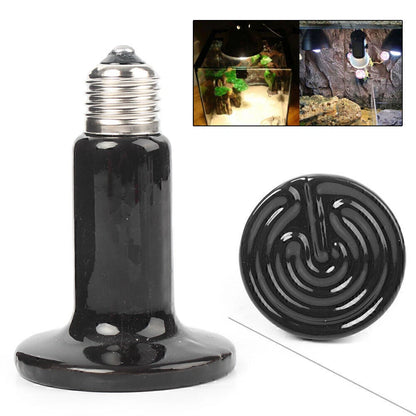 150W Ceramic Heat Emitter Infrared Light Bulb for Reptile Pet Breeding Grow
