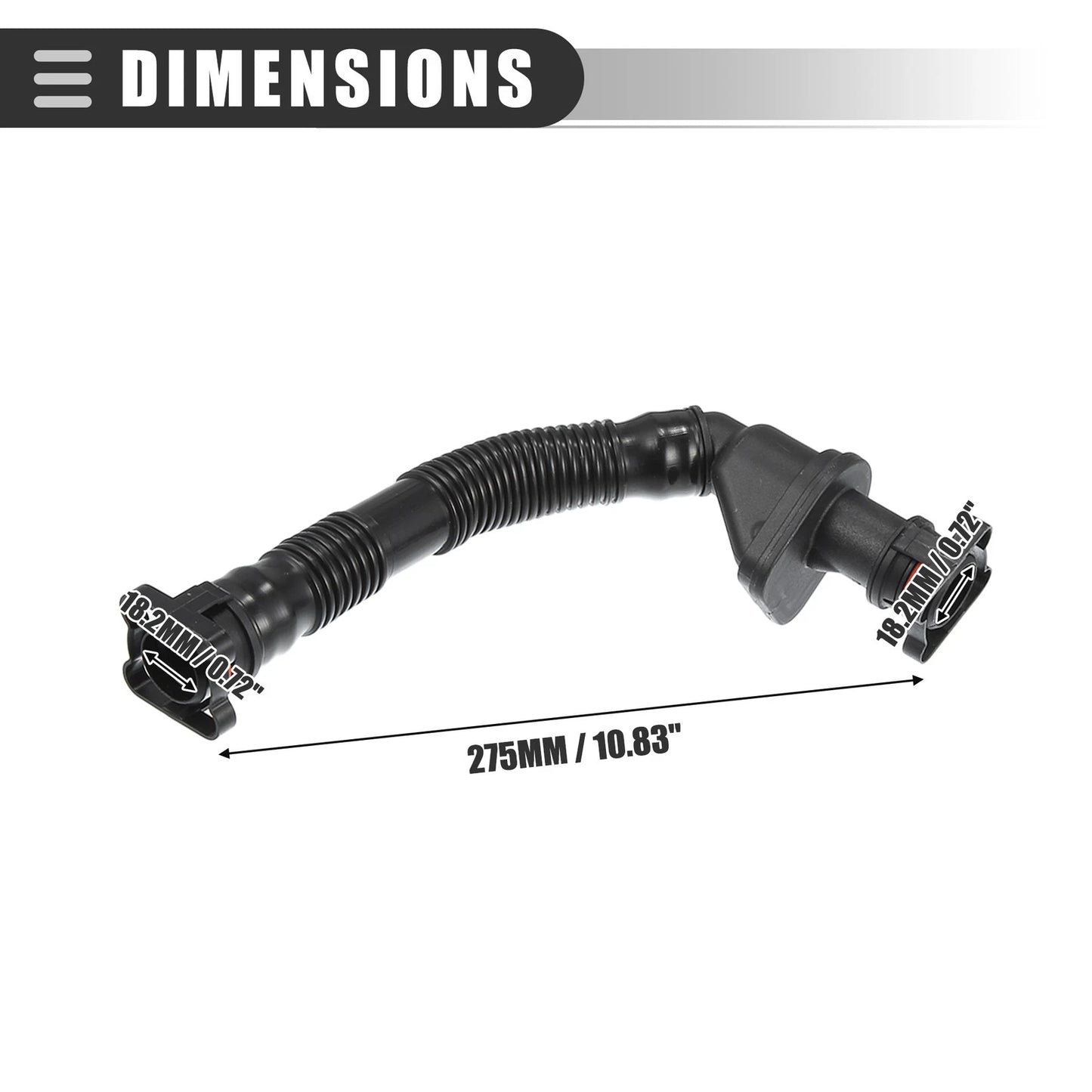 Engine Air Intake Crankcase Vent Hose for BMW 535i 335i XDrive (2007-2016)