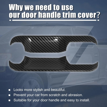 8 x Car Exterior Door Handle Bowl Cover Trim for Ford F-150 (2015-2020)