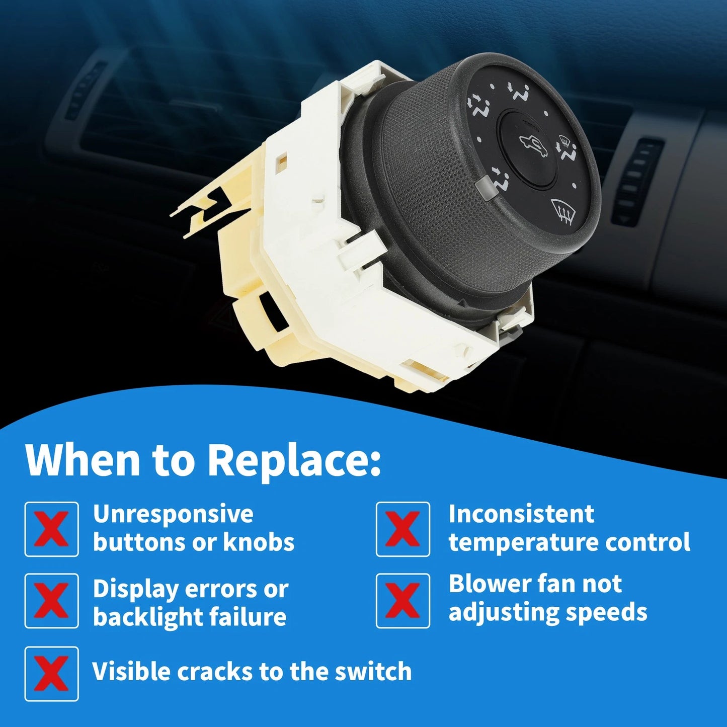 A/C Heater Climate Control Module for Toyota RAV4 (2006-2012)