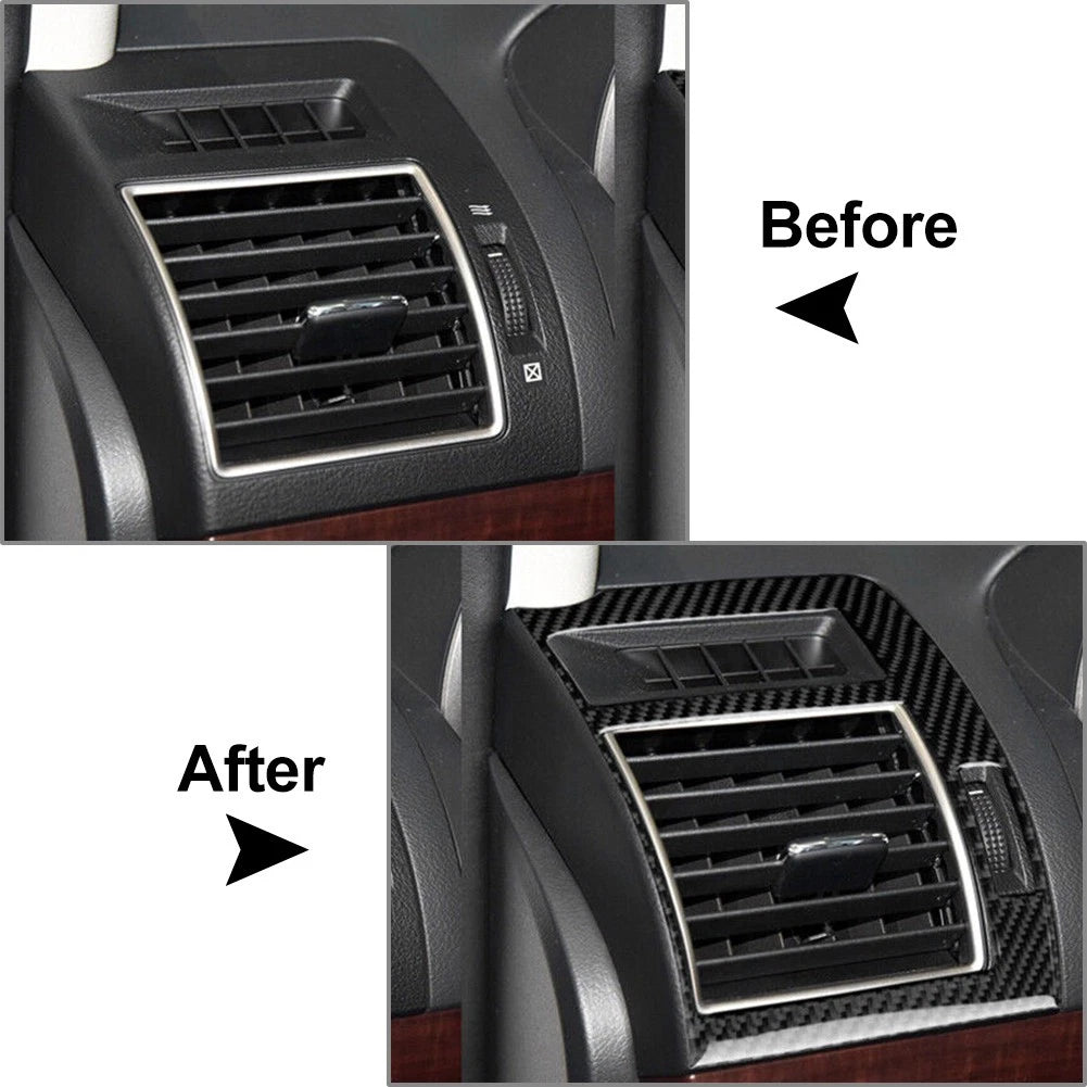 Black Air Vent Outlet Cover Trim for Toyota Land Cruiser Prado (2010-2018)