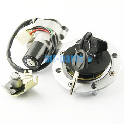 Ignition Key Switch & Fuel Tank Cap Set for Suzuki GS 500 (2001-2012)