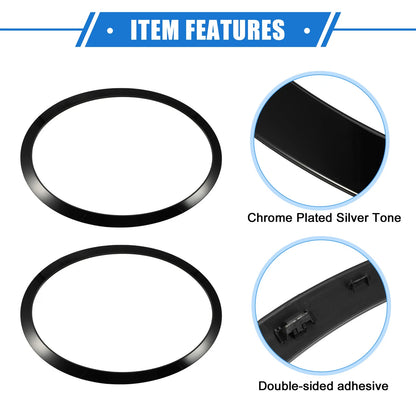 Front Side Headlight Trim Ring for BMW Mini F55 F56 F57 (2014-2021) Black