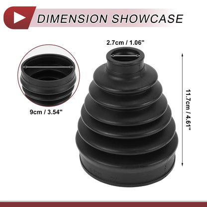Outer CV Joint Boot Kit w/ Clamps for Honda CR-V (2008-2011, 2019)
