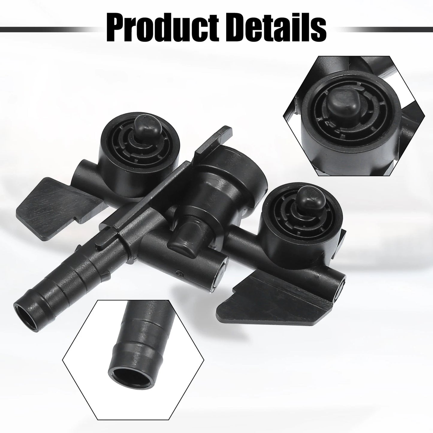 Front Left Right Headlight Washer Nozzles  for BMW 330xi (2001-2005)