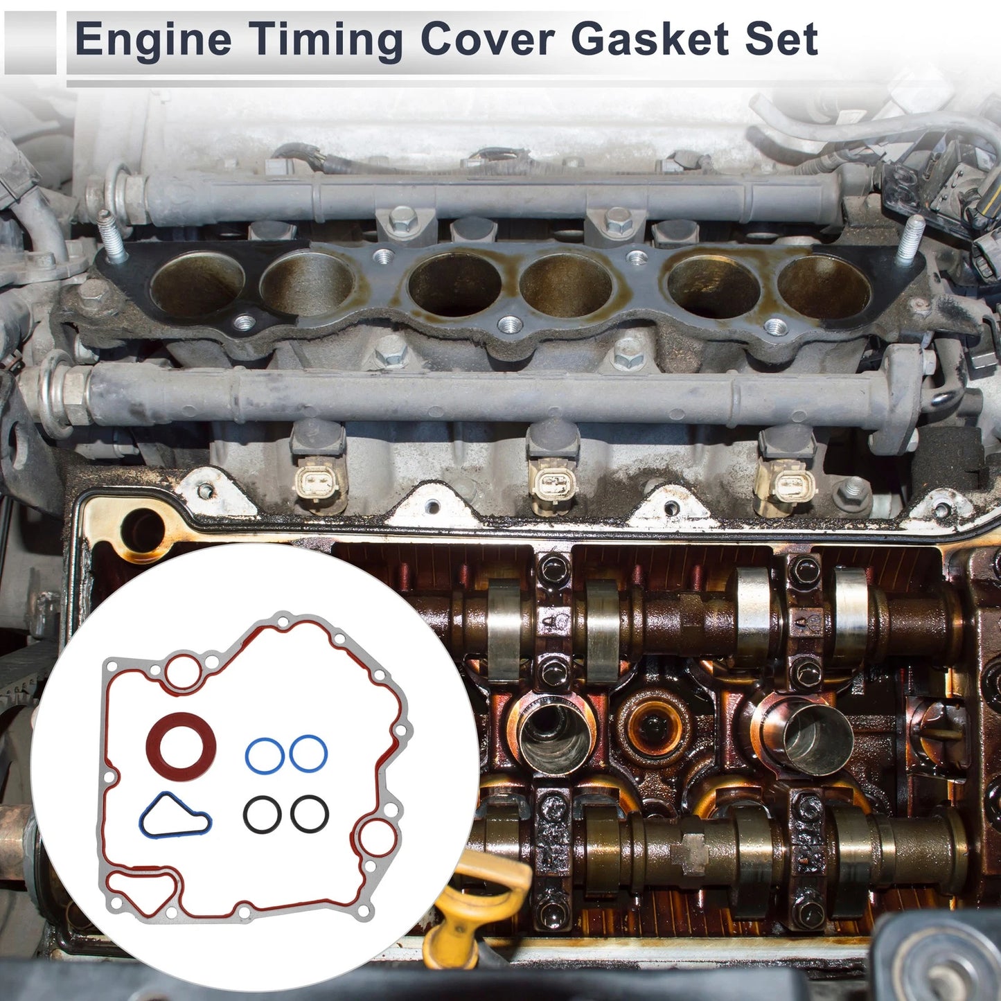 Engine Timing Cover Gasket Set for Jeep Commander (2006-2009)