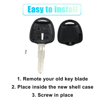 Keyless Entry Remote Key Shell Cover for Mitsubishi (No Chip)
