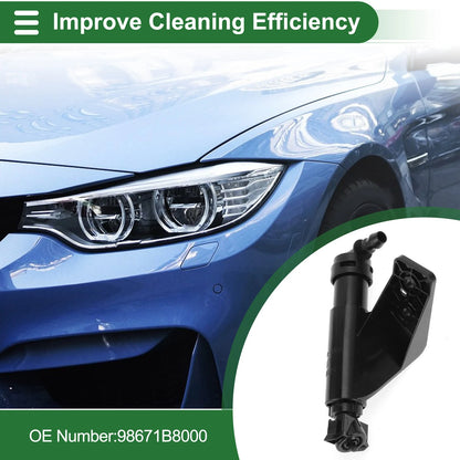 Front Driver Side Headlight Washer Nozzle for Hyundai Santa Fe (2013-2018)