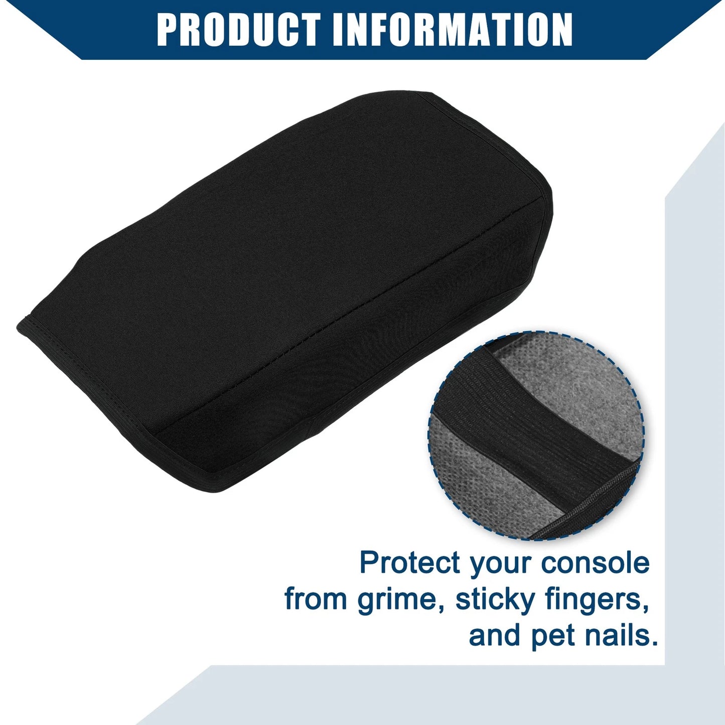 Neoprene Center Console Armrest Cover for Honda Accord (2003-2007)