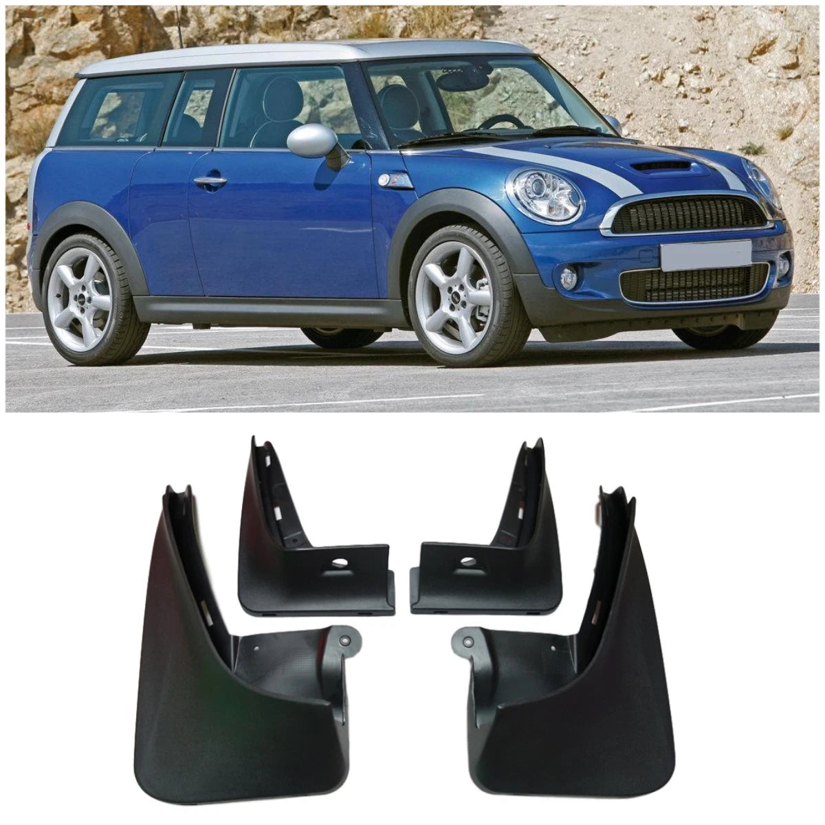 Mudguards Fender Splash Flaps for Mini Cooper Clubman R55 (2008-2014)