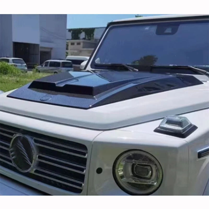 Real Carbon Bonnet Engine Hood Cover for Benz G-Class W463 G500 G63 AMG 19-23