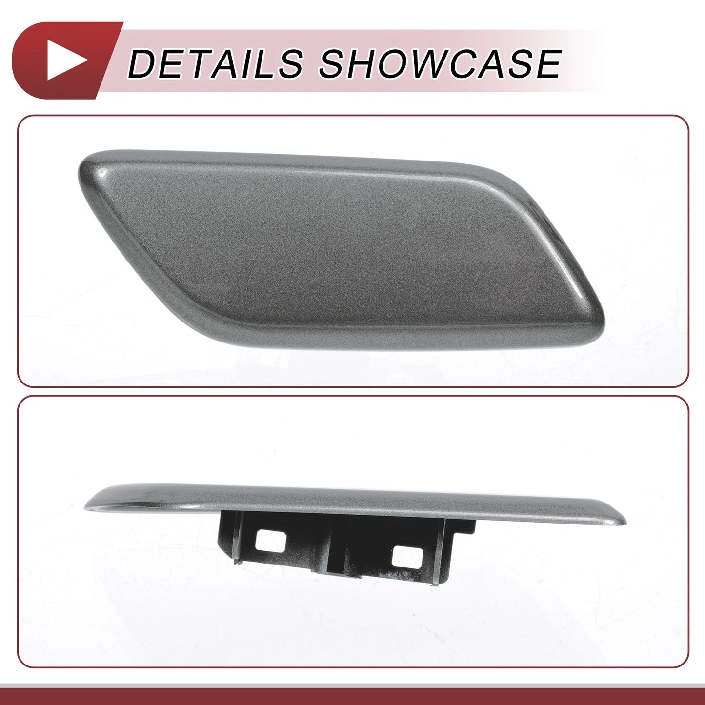 Front Right Washer Nozzle Cover for Lexus LX570 (2013-2015) - Grey 1 Pcs