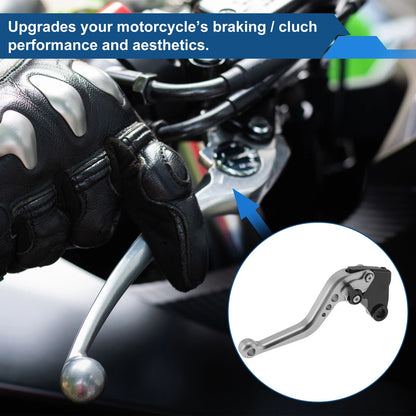 2 x Adjustable Short Brake Clutch Levers for Kawasaki Z750 (2007–2012)