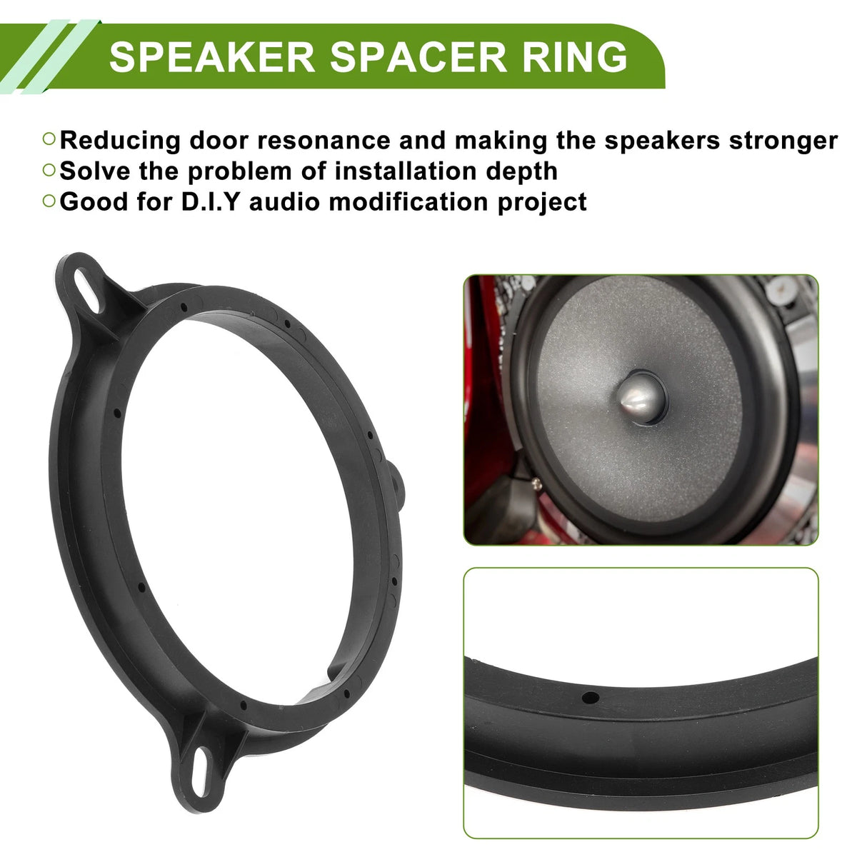6.5" Speaker Spacer Adapter for Nissan Micra K13 (2010-2017)