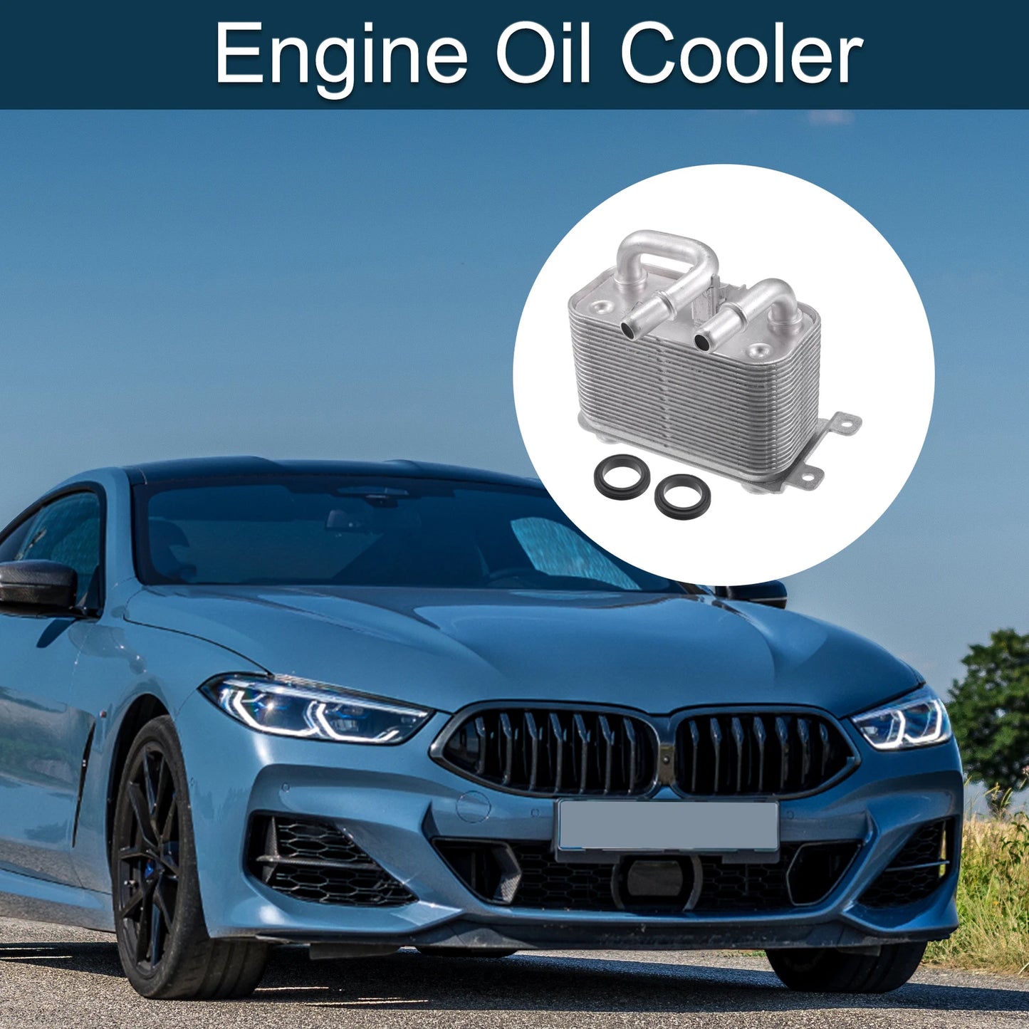 Engine Oil Cooler with Seals for BMW 535i (2008-2010)