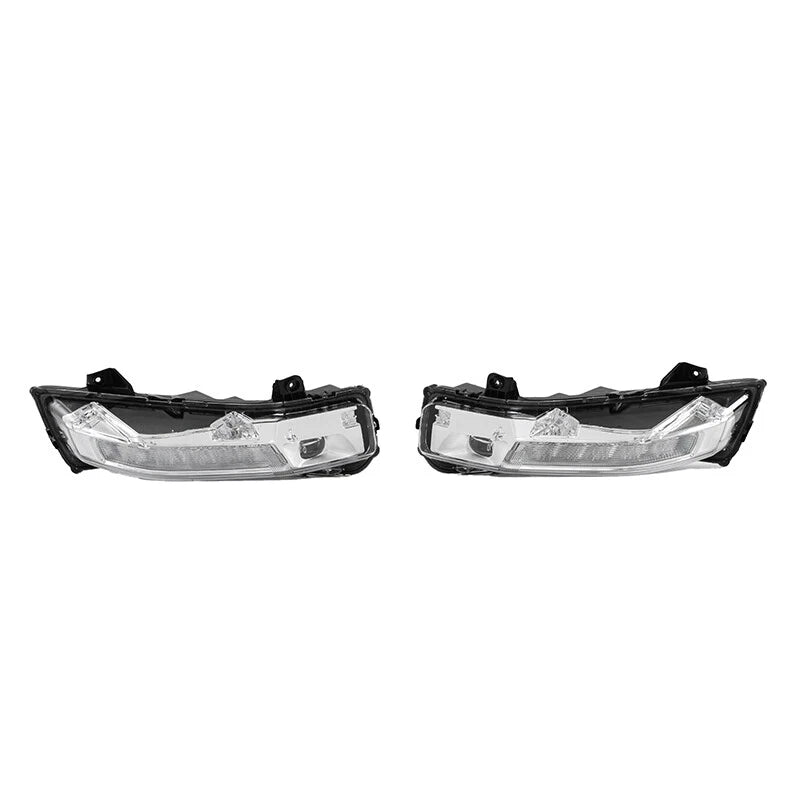 LED DRL Fog Lights for 2018-2023 Ford Mustang Clear Bumper Turn Signal Lamps 2 x