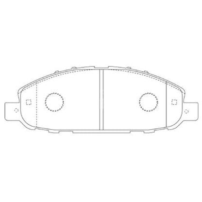 Bosch Front Disc Brake Pads Set for Nissan Urvan E25 2008~2017 3.0L Diesel Van