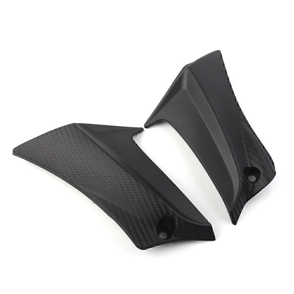 Black Air Duct Tube Covers for KAWASAKI Ninja ZX6R ZX636D/C (2005-2006)