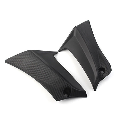 Black Air Duct Tube Covers for KAWASAKI Ninja ZX6R ZX636D/C (2005-2006)