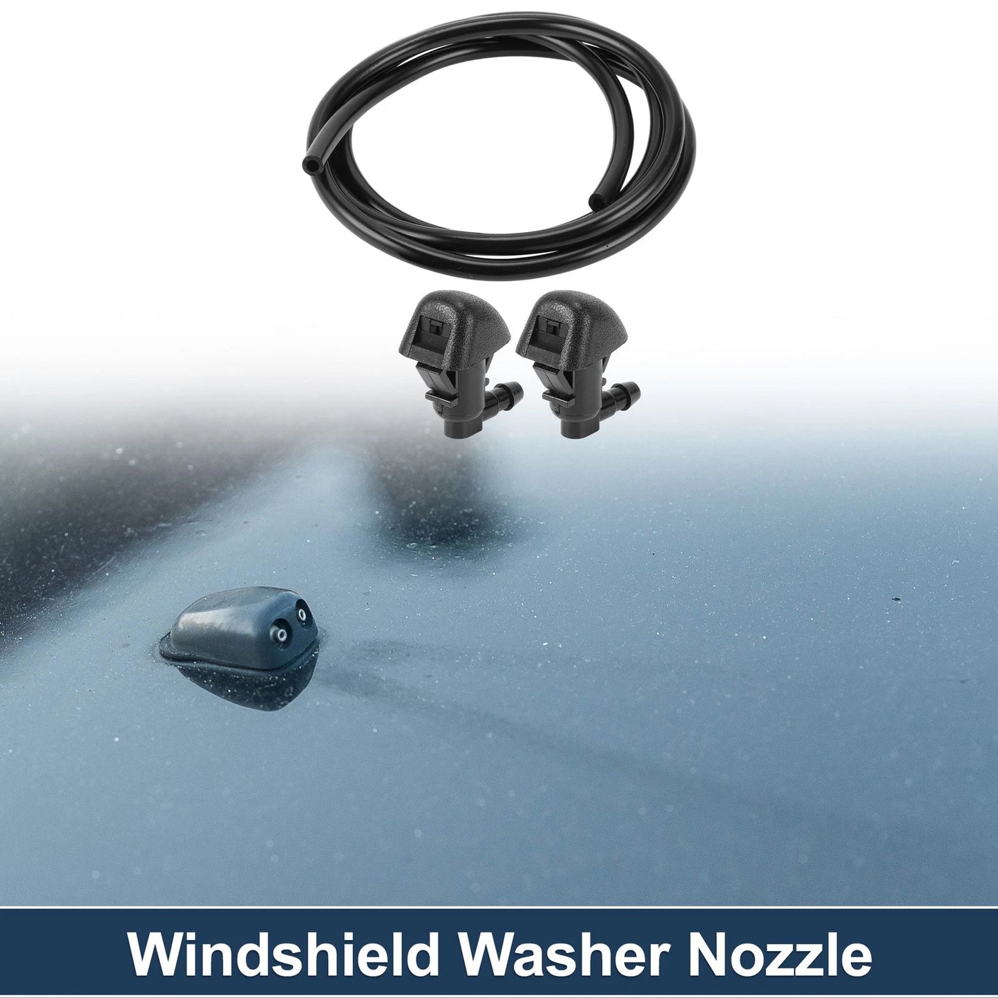 Windshield Washer Nozzle & 1.2m Hose for Toyota